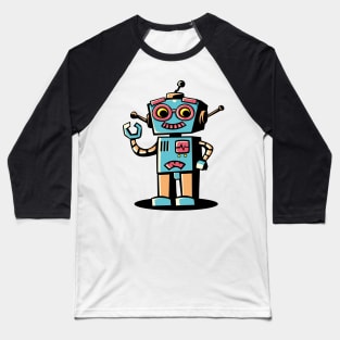 retro robot Baseball T-Shirt
